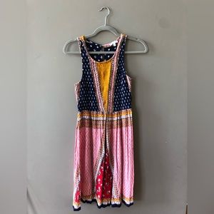Women’s Patrons of Peace Anthropologie Boho Sleeveless Ruched Dress